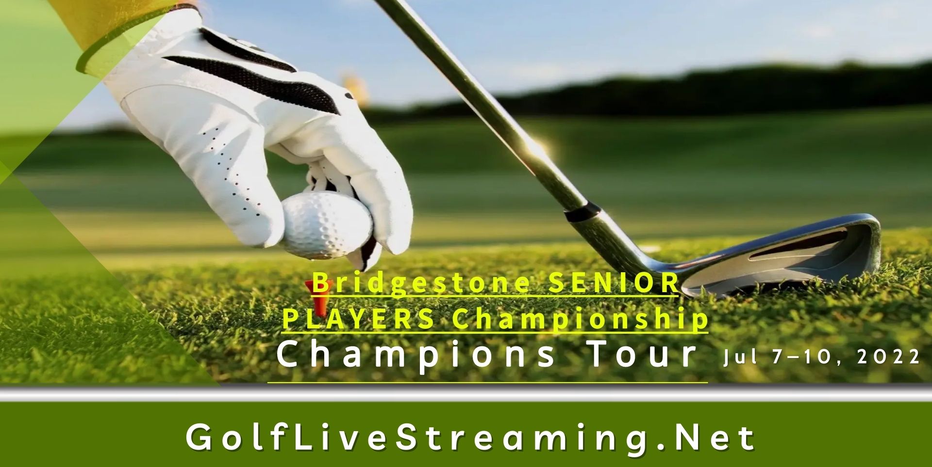Bridgestone Senior Players Championship Rd 1 Live 2022 | Champions Tour slider